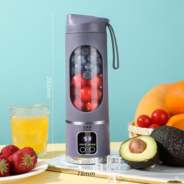 LED Digital Display USB Charging Outdoor Juicing Cup - Image 3