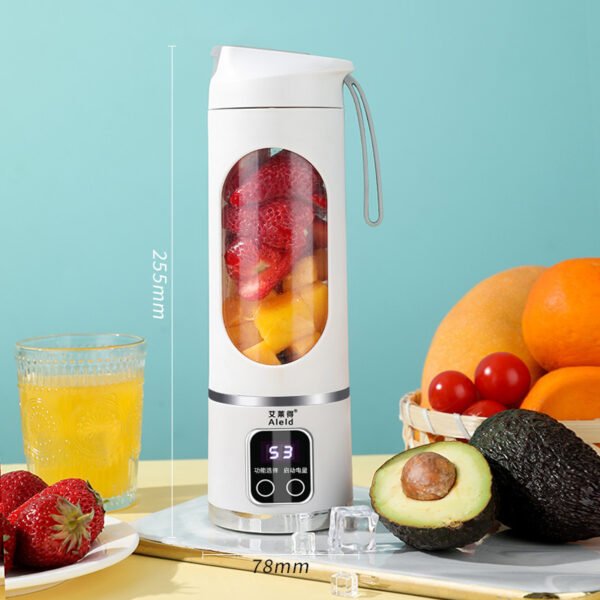 LED Digital Display USB Charging Outdoor Juicing Cup - Image 2